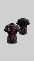 T-shirt Turquie Noir & Rouge – Design Sport Premium